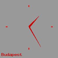 Best call rates from Australia to HUNGARY. This is a live localtime clock face showing the current time of 2:46 pm Friday in Budapest.