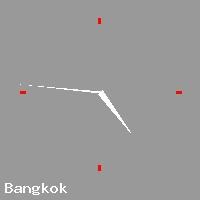 Best call rates from Australia to THAILAND. This is a live localtime clock face showing the current time of 2:46 am Wednesday in Bangkok.