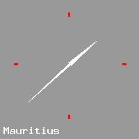 Best call rates from Australia to MAURITIUS. This is a live localtime clock face showing the current time of 10:56 pm Tuesday in Mauritius.