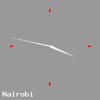 Best call rates from Australia to KENYA. This is a live localtime clock face showing the current time of 10:42 pm Tuesday in Nairobi.
