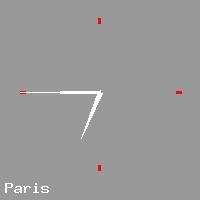 Best call rates from Australia to FRANCE. This is a live localtime clock face showing the current time of 8:02 am Saturday in Paris.