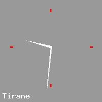 Best call rates from Australia to ALBANIA. This is a live localtime clock face showing the current time of 9:27 am Saturday in Tirane.