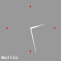 Best call rates from Australia to WALLIS AND FUTUNA. This is a live localtime clock face showing the current time of 6:43 am Wednesday in Wallis.