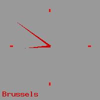 Best call rates from Australia to BELGIUM. This is a live localtime clock face showing the current time of 11:08 am Friday in Brussels.