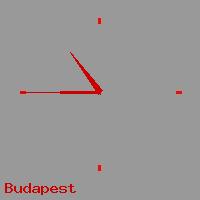 Best call rates from Australia to HUNGARY. This is a live localtime clock face showing the current time of 2:39 pm Friday in Budapest.