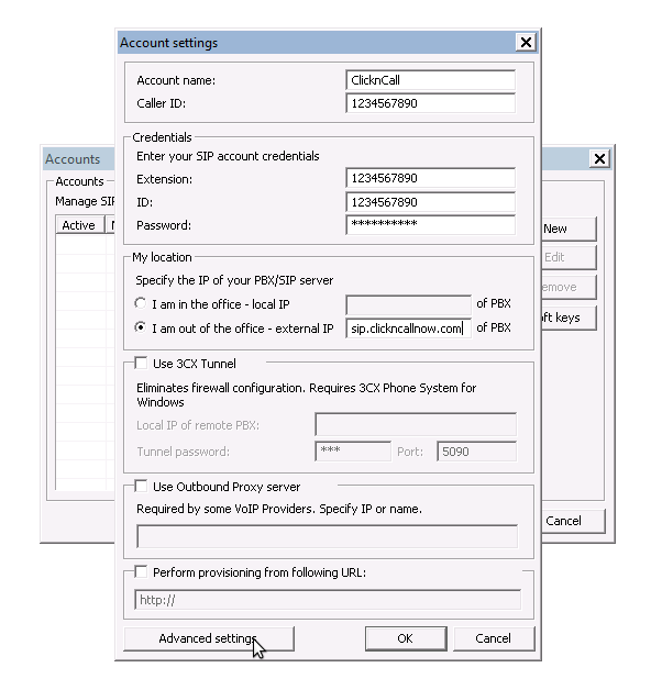 3CX configuration