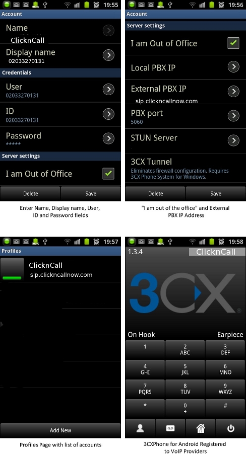 3CXPhone for Android