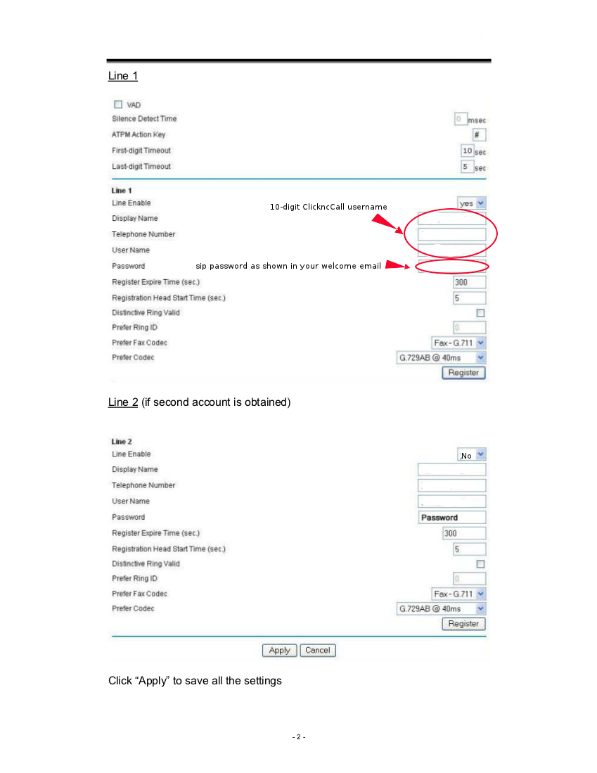 Netgear DG834GV VOIP configuration