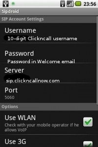 SipDroid for Android